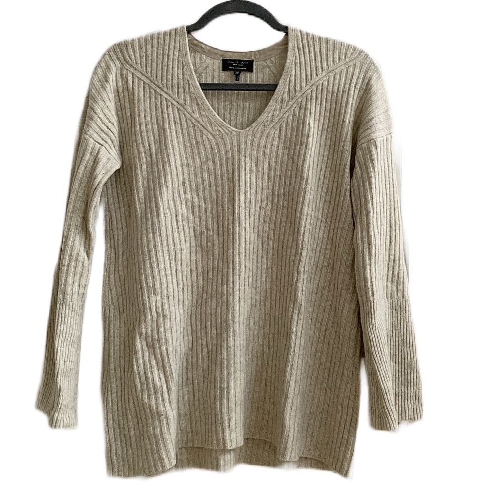Rag & bone grey cashmere sweater
